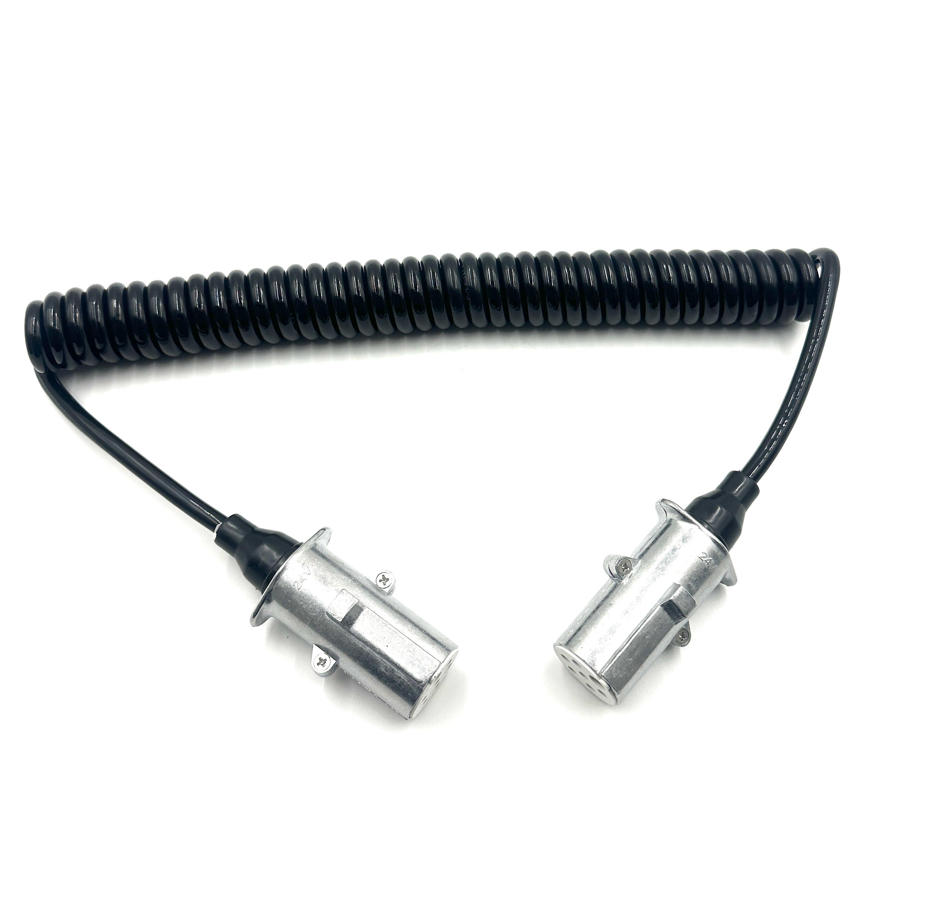 Кабель спиральный adr, 7/6 полюсный, type s, lmax 4500, с 2 ал. штек. 24v, ip54, iso3731\