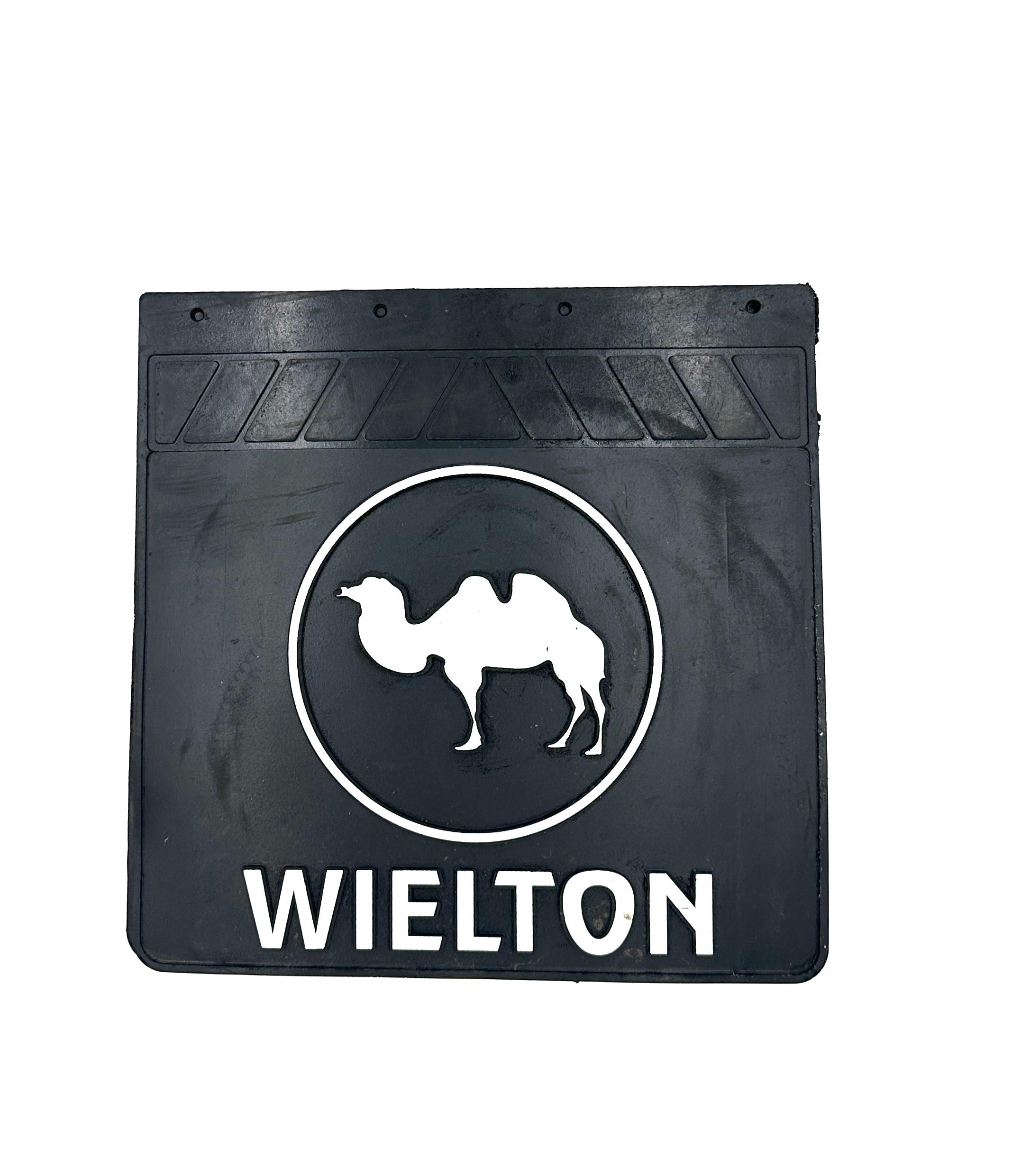 Брызговик (комплект 2шт) прицепа 400*400 черный WIELTON белый лого