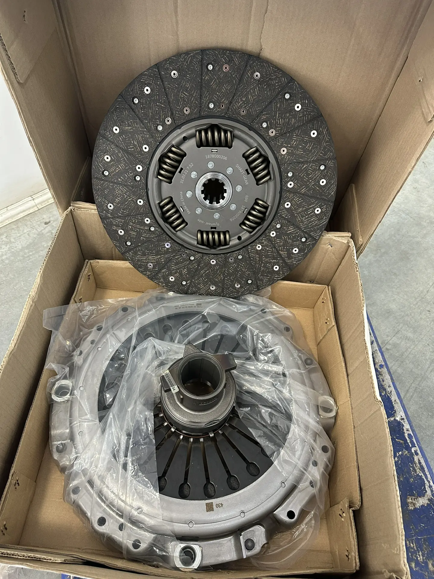 Комплект сцепления КамАЗ-Евро (КПП ZF 9S109,154,161 дв.740.30-260)